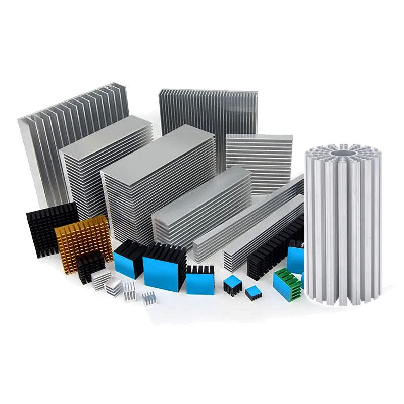Custom Heat sinks Profile Extrusion Anodize IP55 Aluminum Heat Sinks 6063 T6 Extruded CNC Aluminum Heatsink Alloy