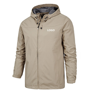 Wholesale Design Style Autumn Winter Plus Size Windbreaker Mens Jacket