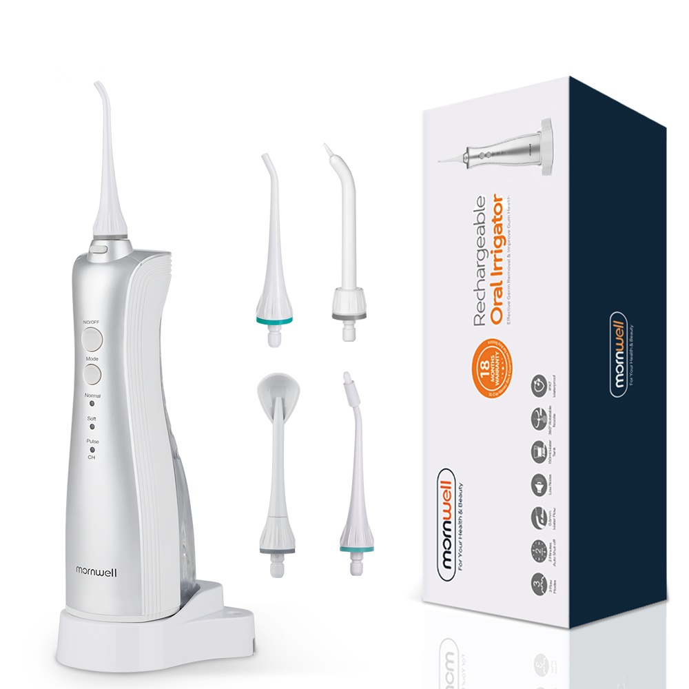 Mornwell px7 Водонепроницаемая емкость 150 мл 3 режима Usb зарядка Sonic Electric mornwell water flosser
