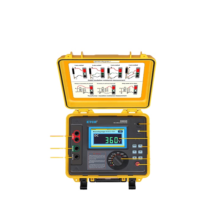 Pakistan Malaysia digital micro ohm meter programmable insulation resistance tester