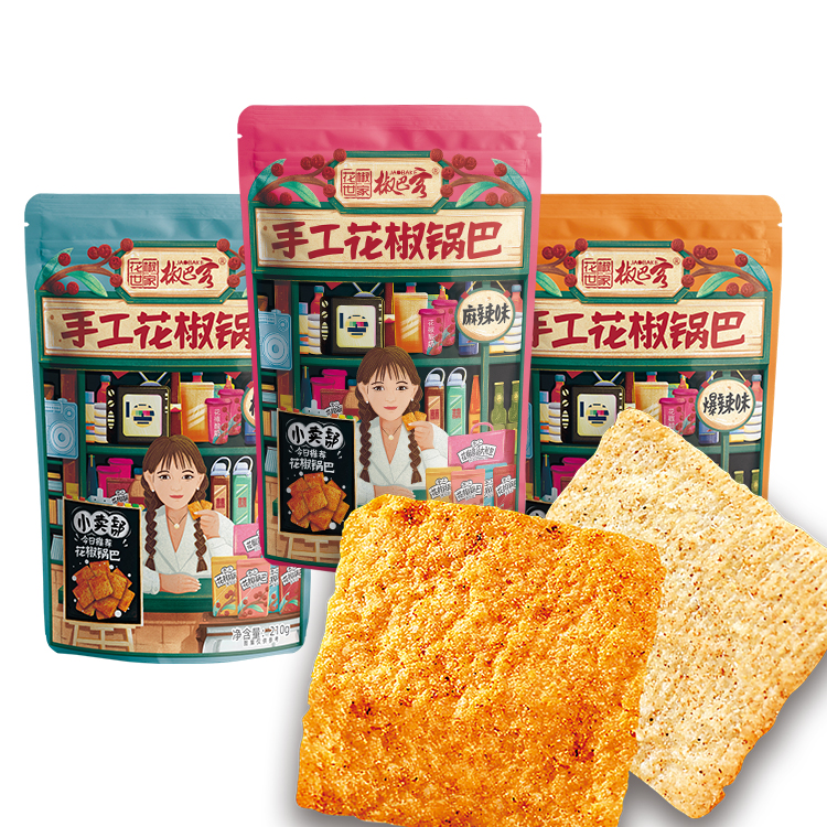 Potato Chips With Yummy Spicy Taste Made In china Fries Chinese spicy crisp peppercorn snacks flavors of explosive spicy konjac