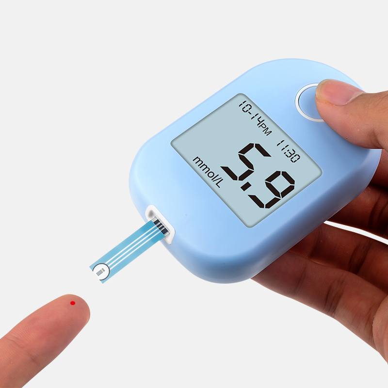 One touch non invasive blood glucose monitor meter