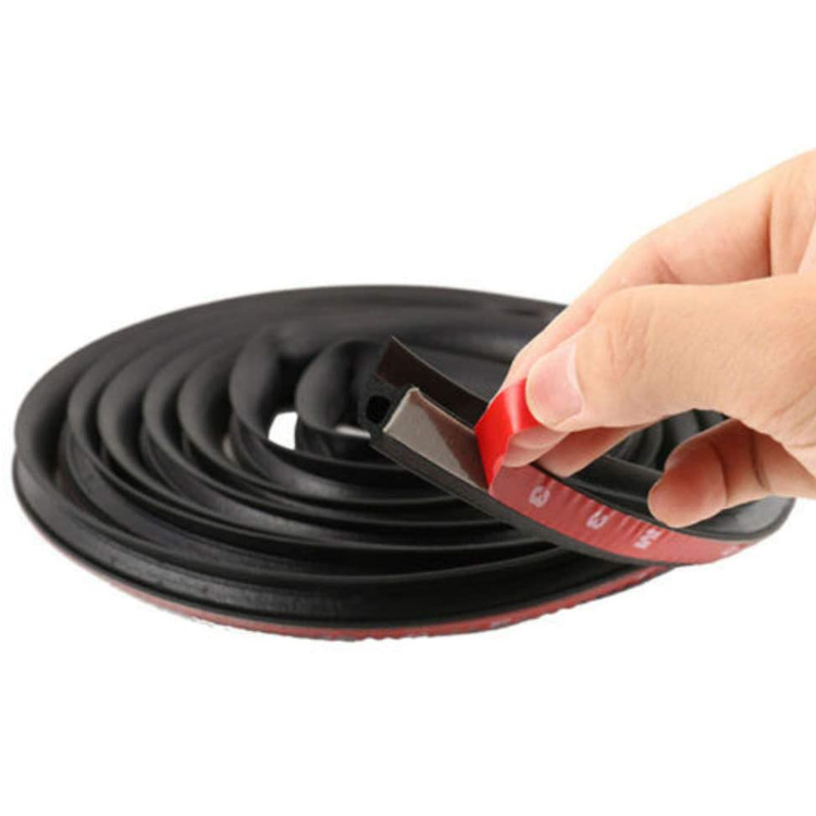 adhesive stickers noise insulation weatherstrip auto car door rubber seal strip