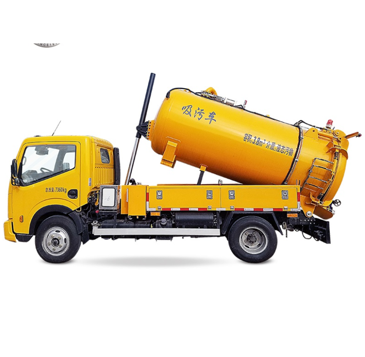 Forland 5000 Liters Vacuum fecals suction truck 5000 L Tipping Tanker Truck Sewage Suction Tank Truck