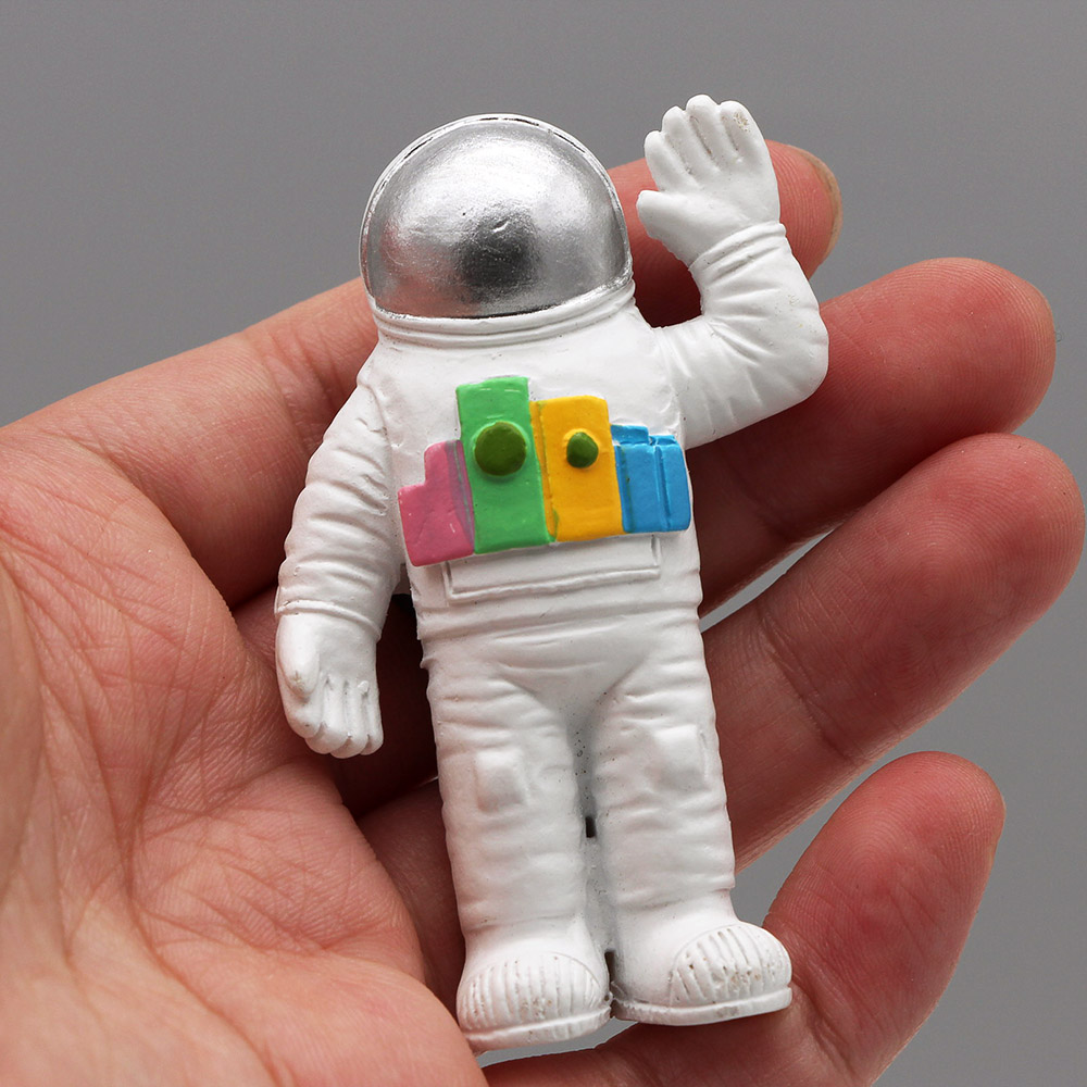 Новая модель магнитов на холодильник с астронавтом, 3d Магнитные наклейки на холодильник, звезда, космос, Мультяшные персонажи, коллекционные подарки