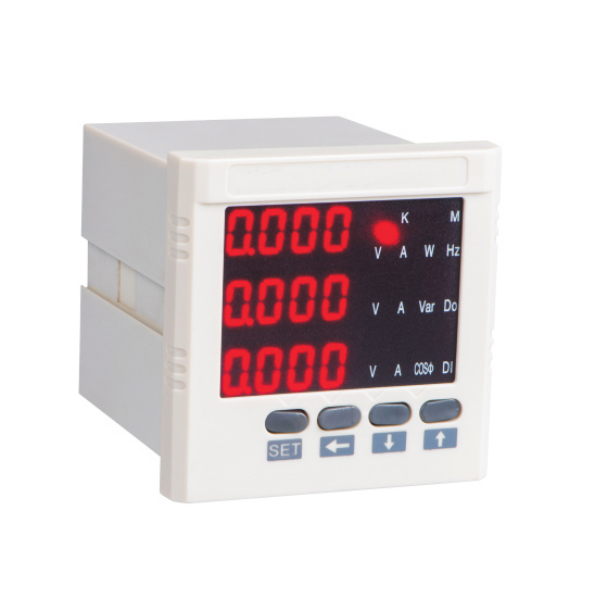 WZUMER LCD display dc energy meter digital kwh meter DC multifunction power meter, smart power analyzer
