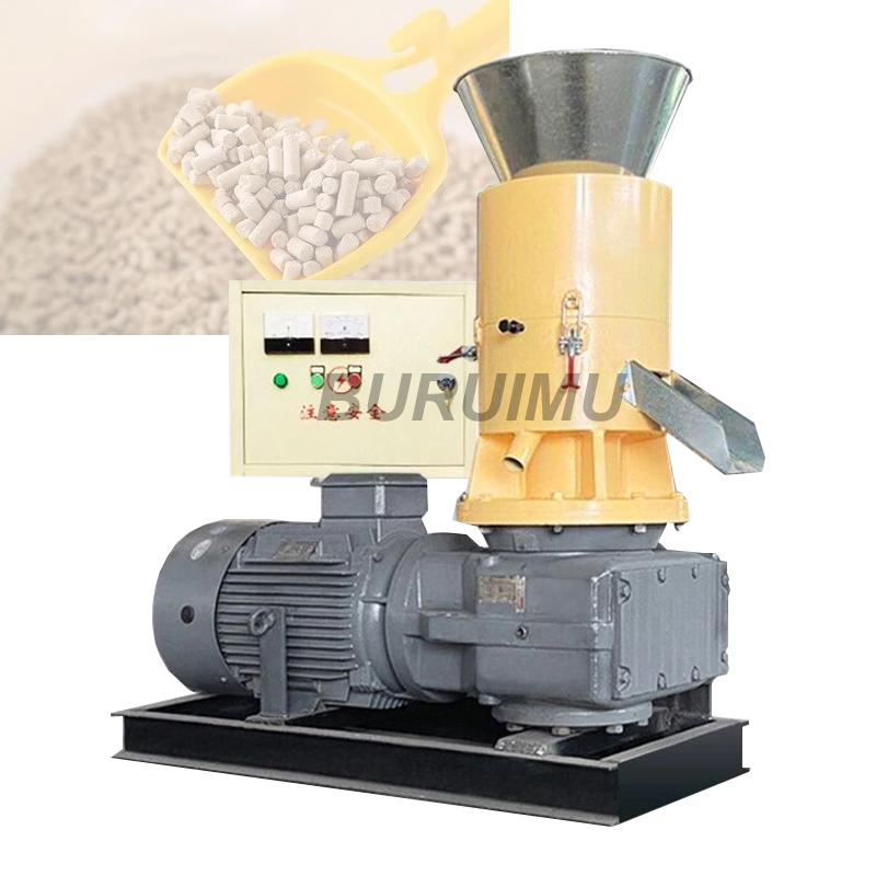 Full Automatic Biomass Pellets Make Machine Coconut Shell Wood Pellet Making Maker Sawdust Granule Manufacturer