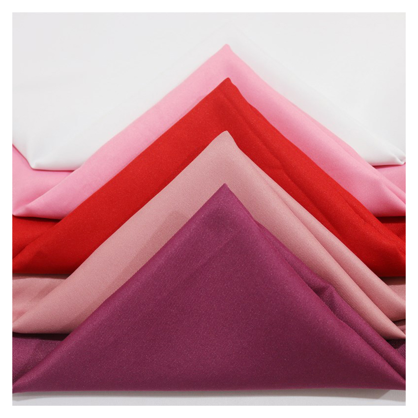 Wholesale NO moq Good Price gabardine quick-drying orange fabric making school uniform fabric