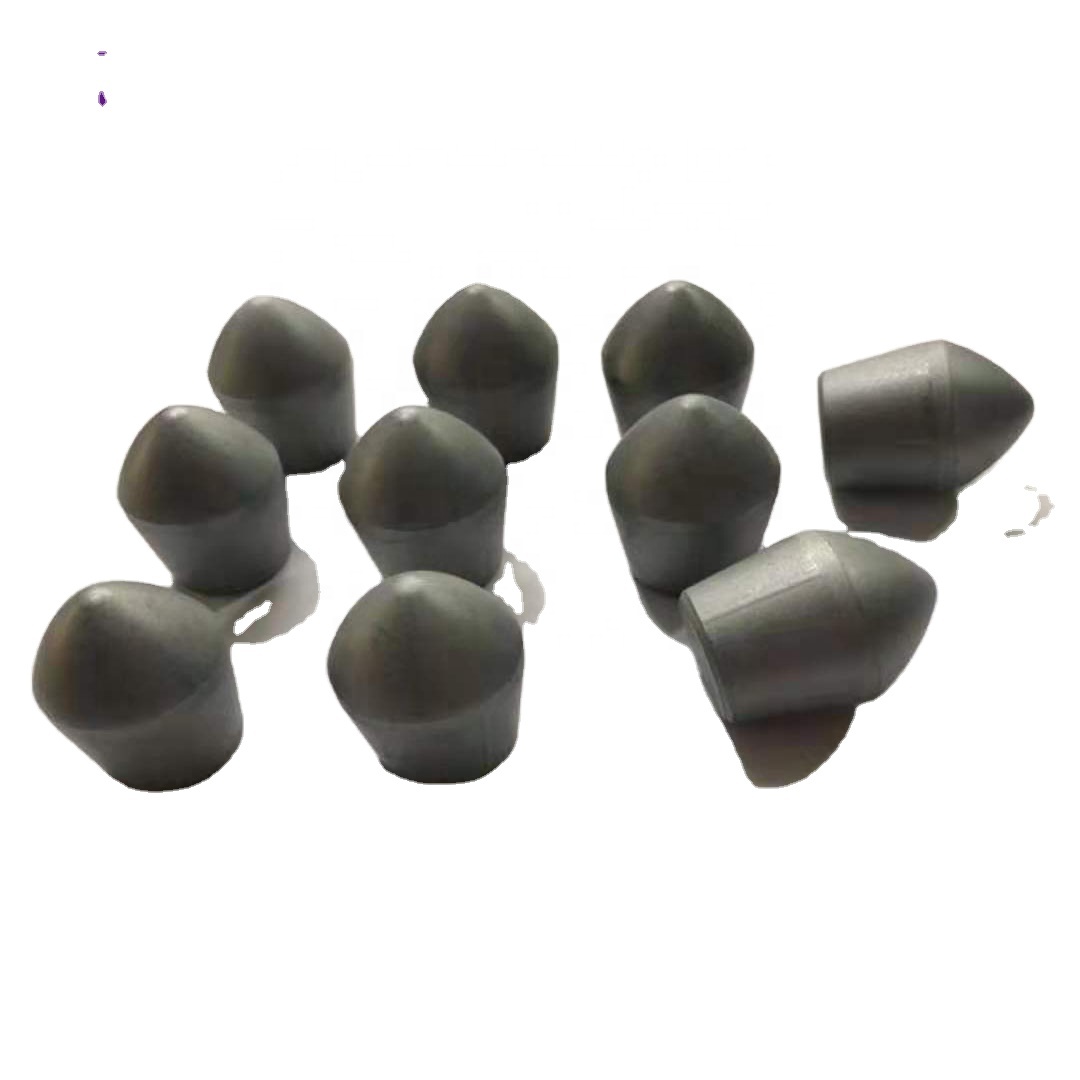 Tungsten carbide tips for drill bits bucket-shaped pick carbide tip head parts of drill picks tungsten carbide tips
