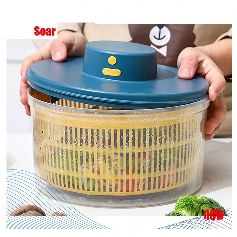 easy clean 3L ABS Food grade material USB electric Vegetable Salad Spinner for home use