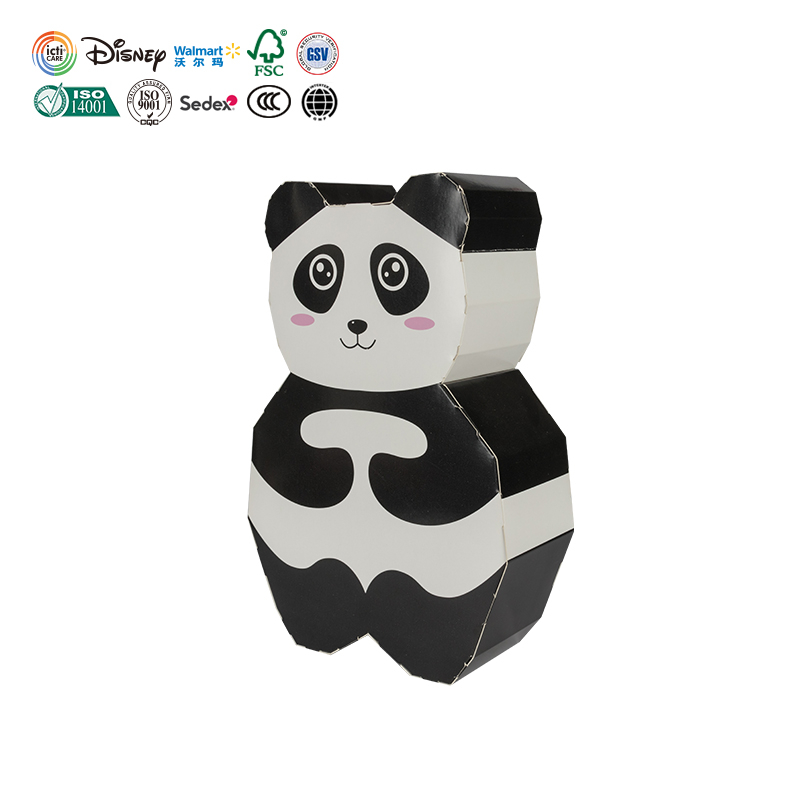 Лучшие продажи 2020 панда форма печатных картона 3D DIY игрушки головоломки для детей