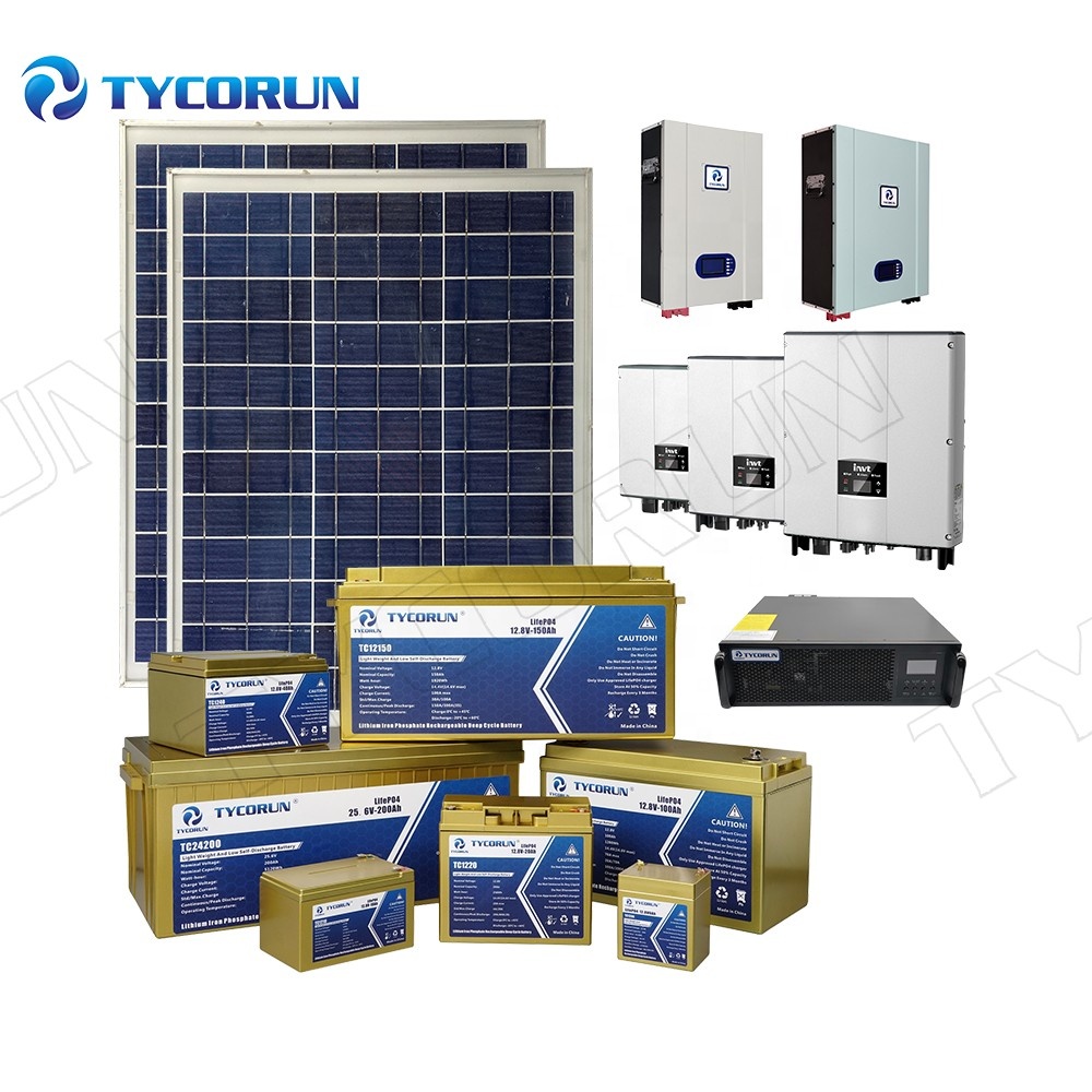 Система солнечных панелей Tycorun Home Off Grid, инверторная система питания 5 кВт 10 кВт 20 кВт, система солнечной энергии для дома
