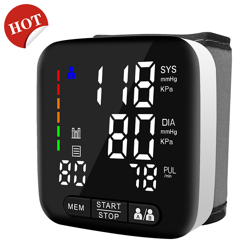 Hot Selling Digital Sphygmomanometer Bp Machine Medical Physical Therapy Equipments Bp Monitor Wrist Blood pressure Monitor