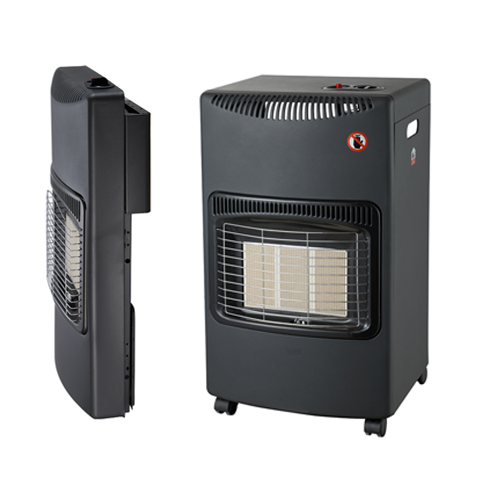 Factory direct sale folded style natural ocarina gas heater three ceramic plates gas heater with castors easy moving