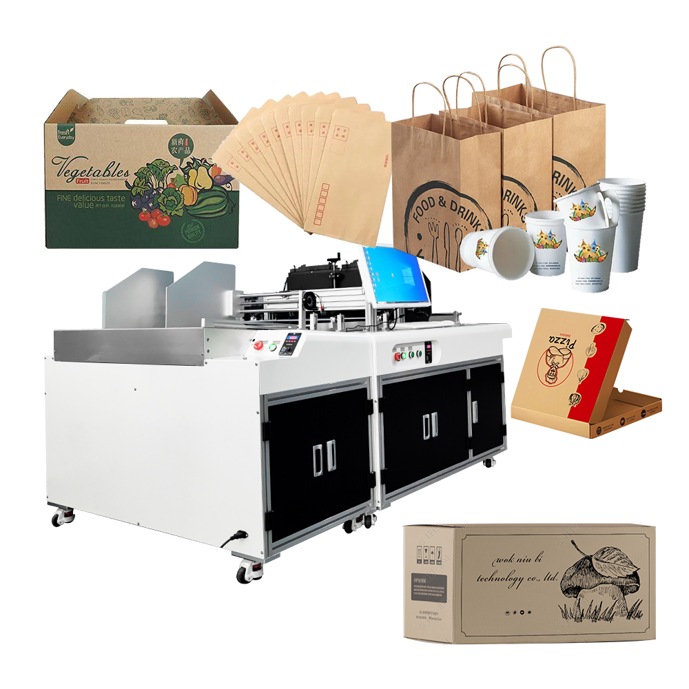 Foofon Wholesale High Resolution Colorful Paper Bags Printing Machine Fi-1000 Paper Bag Machine Single Pass Printer