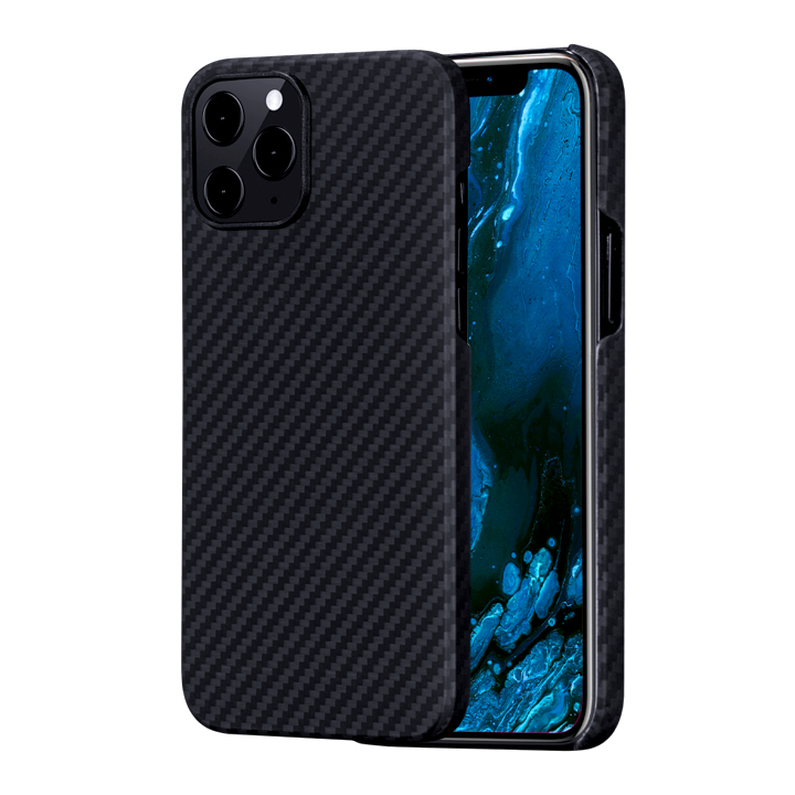 Популярный новый чехол для телефона из арамидного волокна для iPhone 14, корпус из углеродного волокна, роскошный чехол в качестве идеального подарка с черным пластиковым кольцом