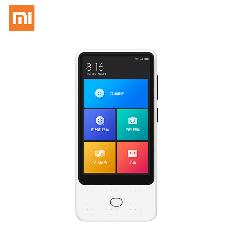 Xiaomi Mi AI переводчик 4,1 дюймов мгновенный голосовой переводчик офлайн одновременный портативный офлайн переводчик смарт
