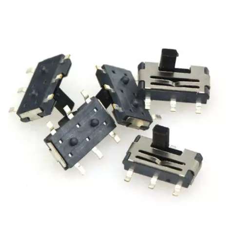 Оригинальный шесть футов тумблер SMD MSS-22CO2 2P2T двухрядные две файлов