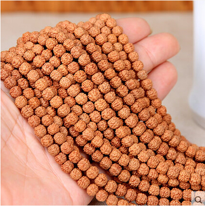 9 мм круглый натуральный Bodhi 108 бусины браслеты Китай Rudraksha Мала бусины для цепочки и ожерелья ювелирных изделий