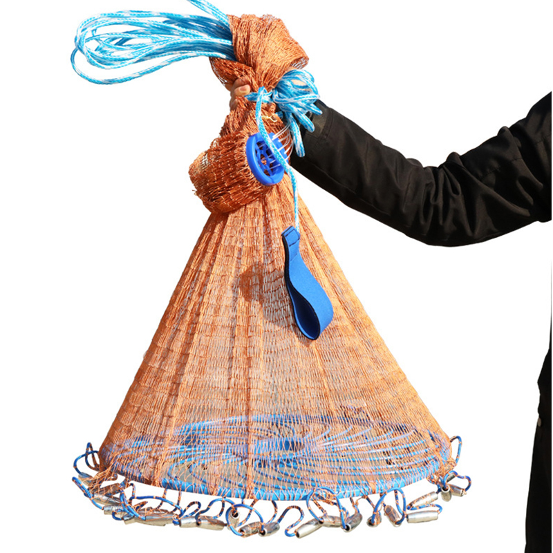 Cheap Hand Throw Cast Net Fishing Nets Eels Creek Fish Trap For Good Quality