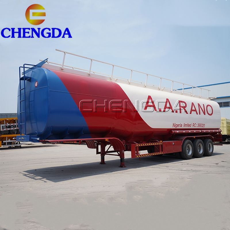 Chengda Factory 3 Axles 40000L 42CBM 45000L Oil Prices Fuel Tanker Trailer