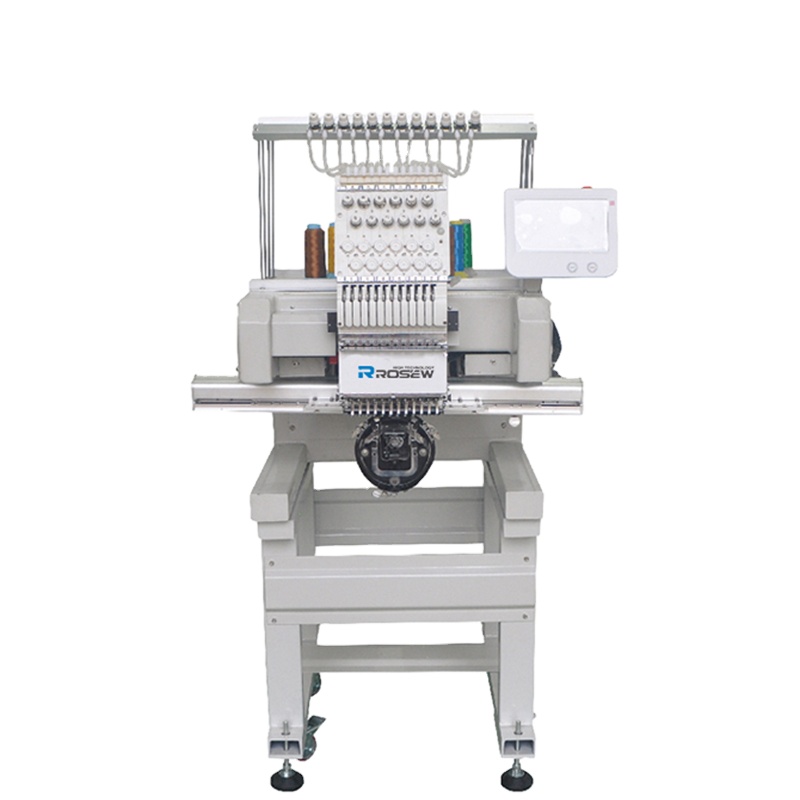 GC-901E Industrial Digital 9 Needle Single Head T-shirt Embroidery Sewing Machine