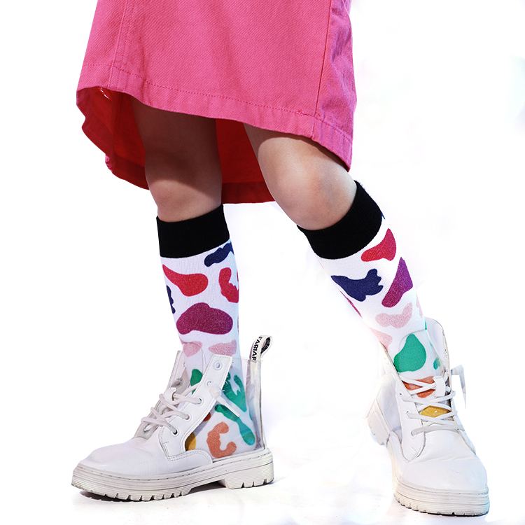 New Design Colorful Korean Trampoline Socks Kids, Kids Football Socks