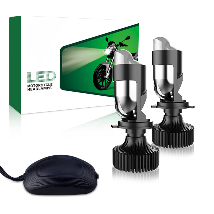 H4 S2 BA20D PA15D-25-1AC/DC9-80V 6000K 36W 3600lm motor light motorcycle led headlight projector with len