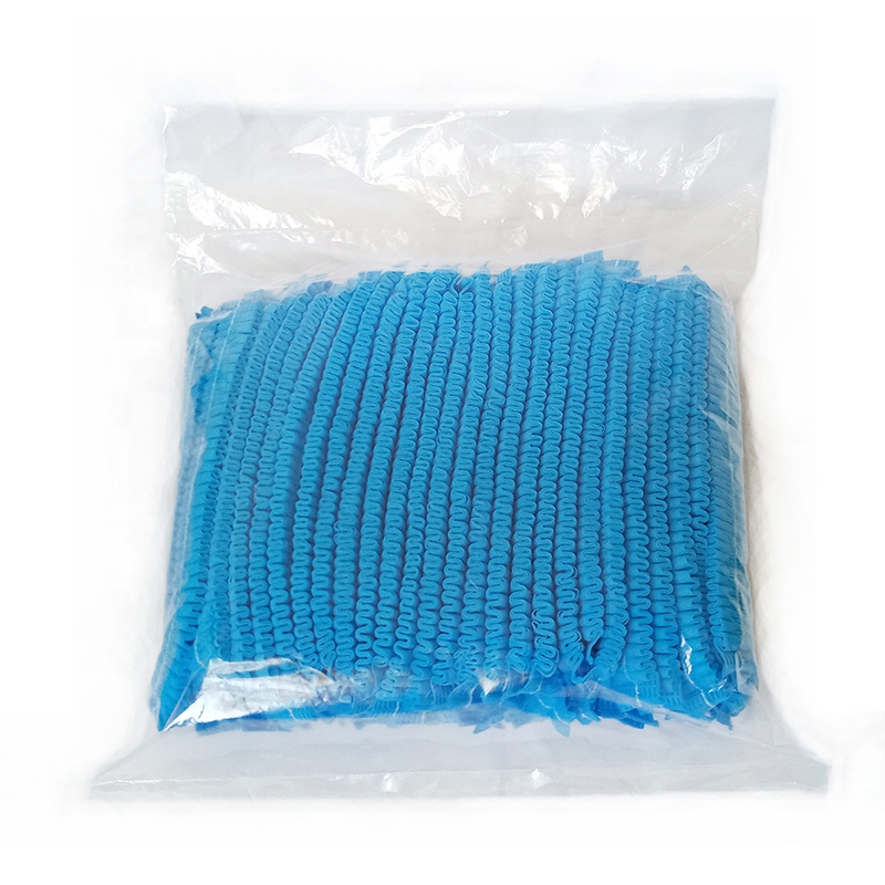 Disposable PP Nonwoven Surgical Bouffant Mob Cap Clip Cap hair cover with elastic band for doctor nurse