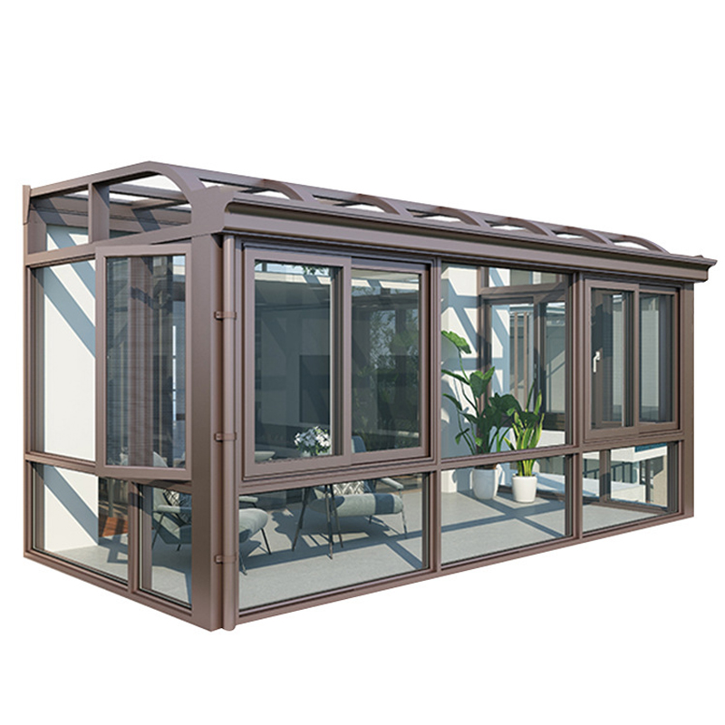 Customized Sunroom Garden Aluminum Glass House Thermal Insulation Sunroom Tiny House
