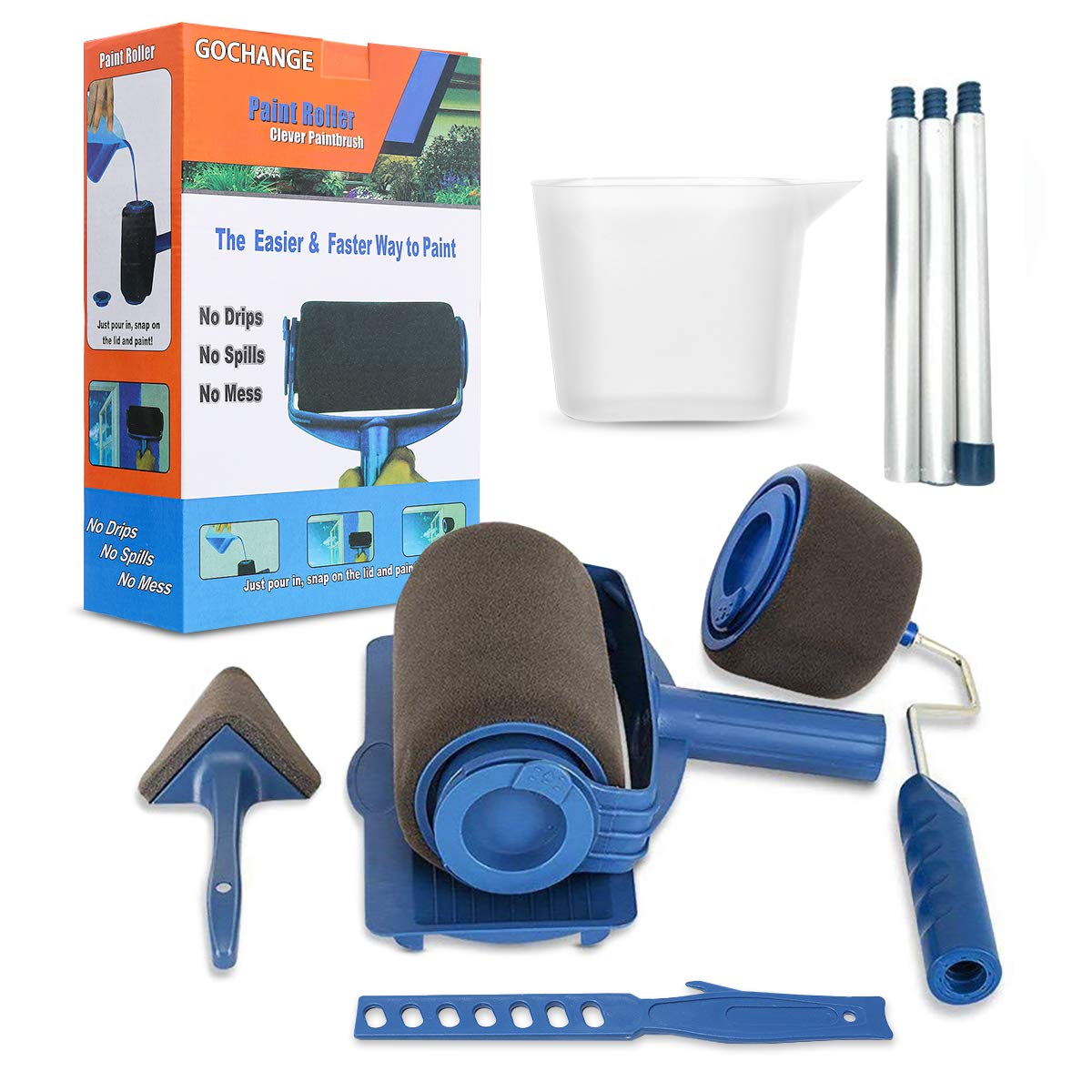 Amazon Hot Multi-Functional Paint Runner Paint Roller Brush Paint Roller Set