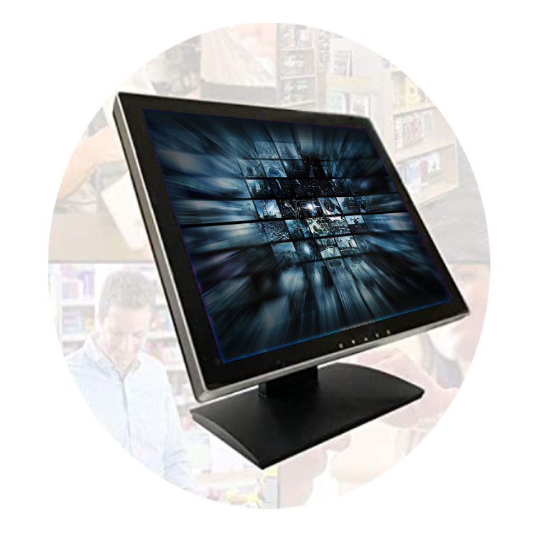 China Mass Customization PC Monitores LCD 17 inch Capacitive Touch Screen LCD Computer PC Monitor