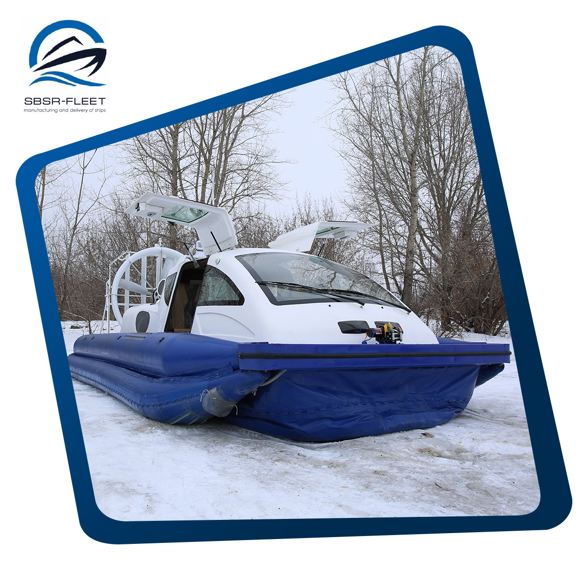Hovercraft airboat Hydroair - 10 с алюминиевым корпусом