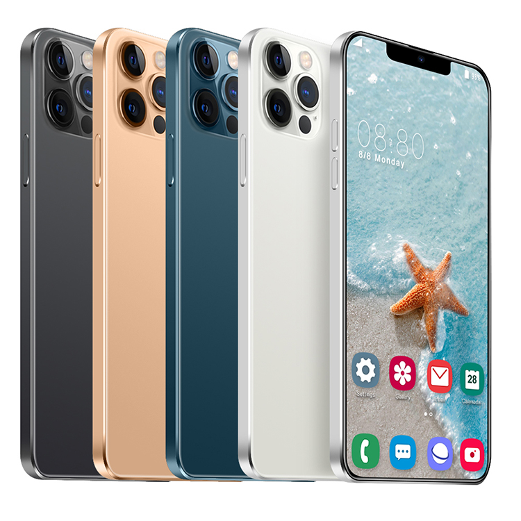 Новый разблокированный оригинальный телефон для мобильного телефона i12Pro max, смартфон на Android