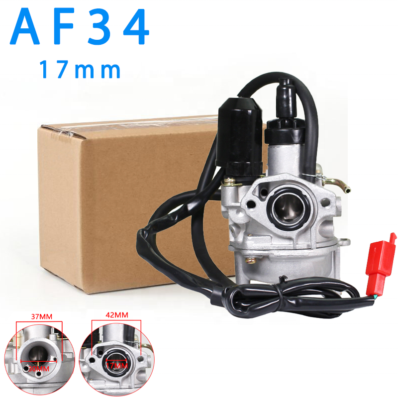 Мотоцикл карбюратор AF34 17 мм DIO HPIVDA Zx50 Dio50 2 тактный для Honda алюминиевый сплав Gx160 двигатель карбюратор