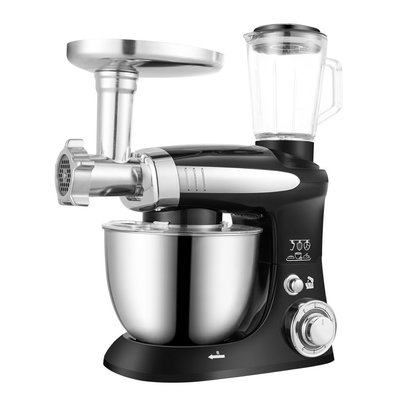 Multifunction chef machine small mixing and dough kneading machine whip cream and kneading machine juicer blender meat grinder
