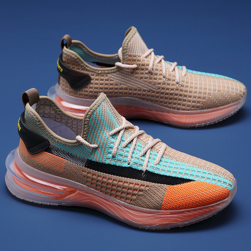 2021 New Arrivals Shoes Popcorn Running Shoes Men's Breathable Casual Adult Yeezy Sneakers