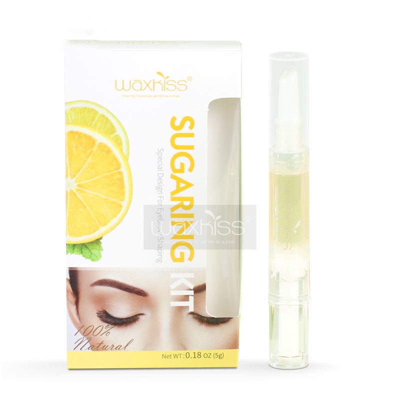 Waxkiss Precision Waxing Pen Eyebrow Wax Kit With Strips Sugaring For Hair Removal