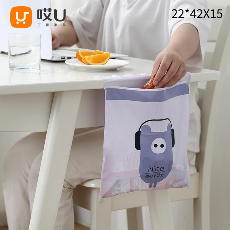 Hey Lilac Free Sample Low Shipping Factory Wholesale Self-adhesive Car Garbage Bags