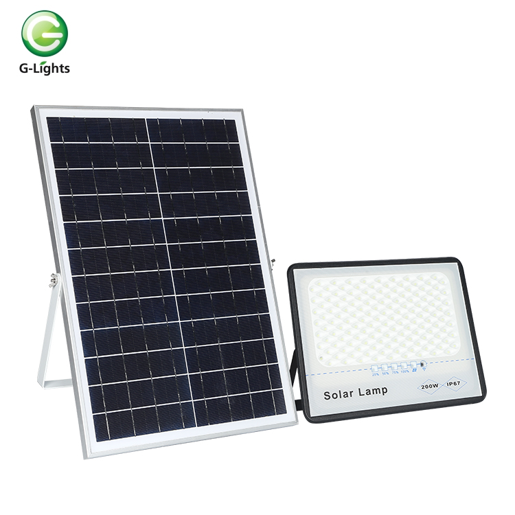 Die cast aluminum smd waterproof outdoor ip67 50w 100w 200w 300w portable led solar flood lamp