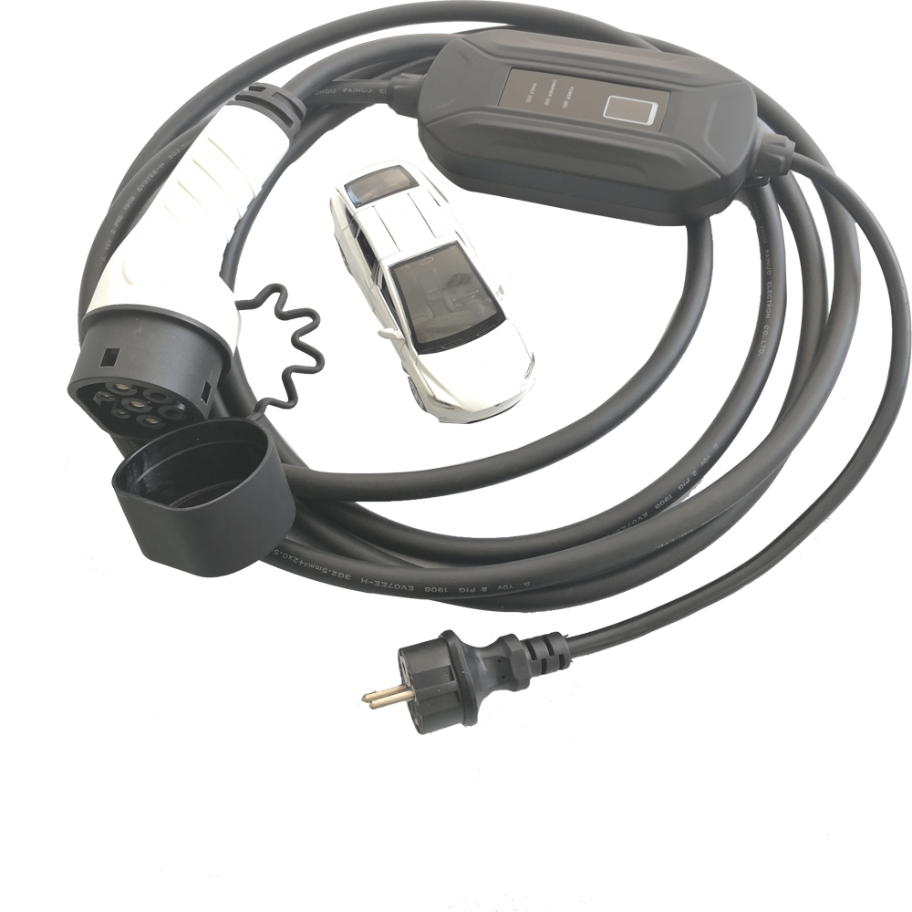 16A type2 Mode 2 ev charging cable strength factory ev charging station portable charge