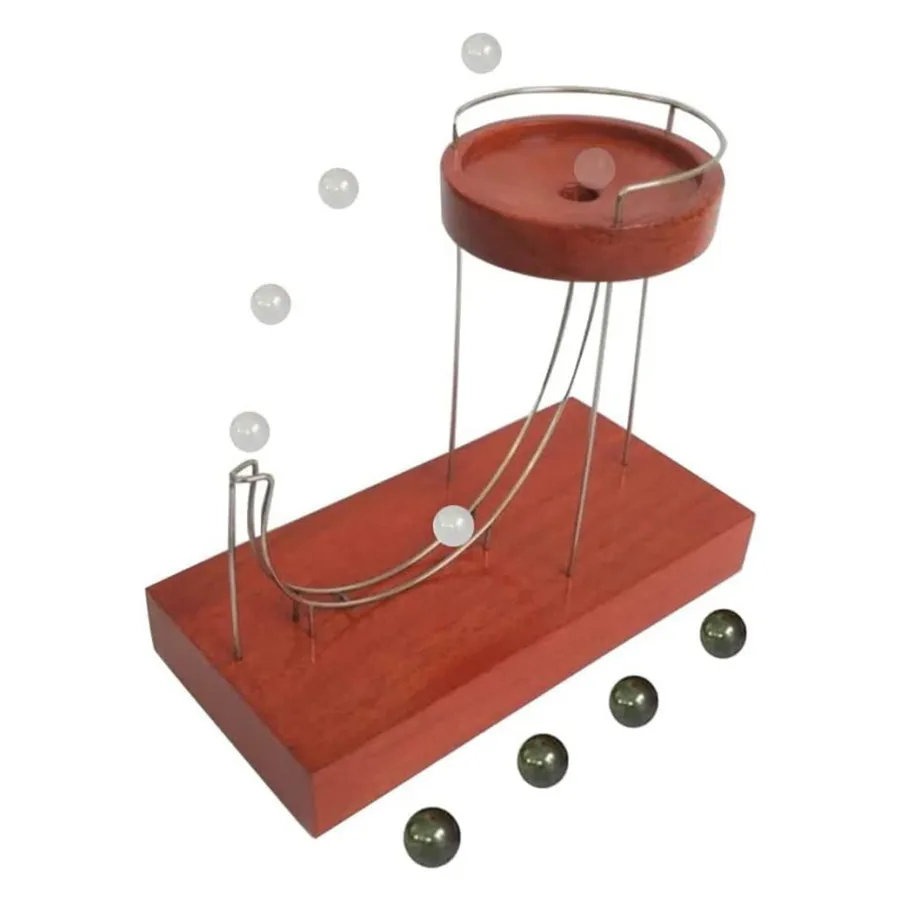 newton cradle balance rolling balls creative gift wooden kinetic science physics desk toy art perpetual motion machine toy