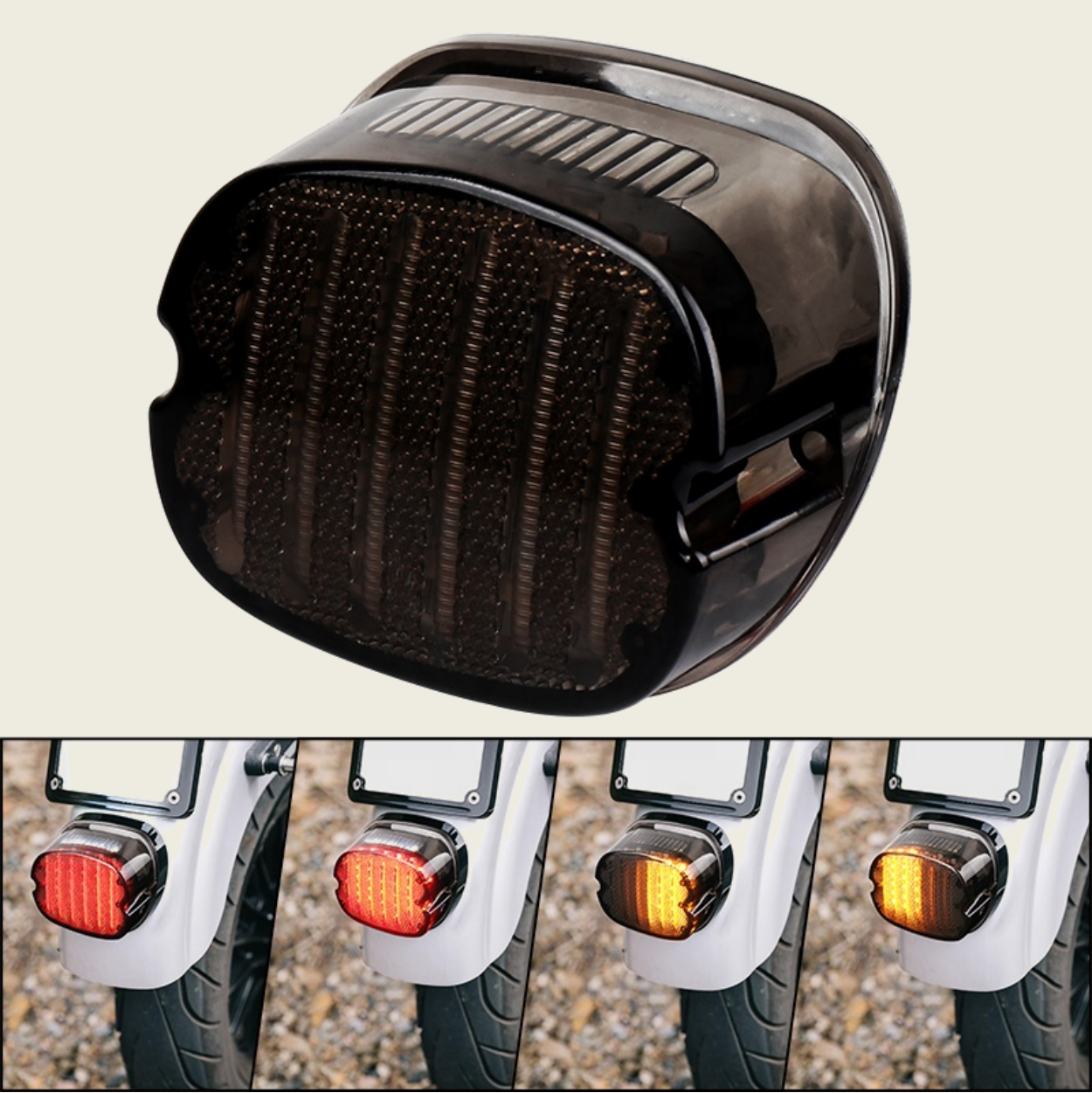 ACTEAM горячая Распродажа DC12 V CE ROHS IP67 для harley davidson винтажный задний стоп-сигнал переключатель мотоциклетный светодиодный свет