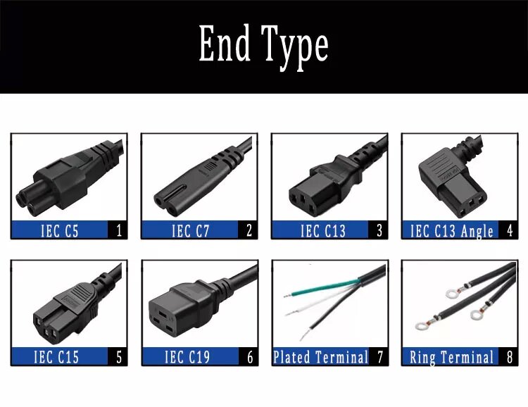 China leader manufacturer 6ft European 3 Prong Notebook Power Cord (CEE 7/7 to IEC320 C5) euro schuko plug schuko plug to iec c5