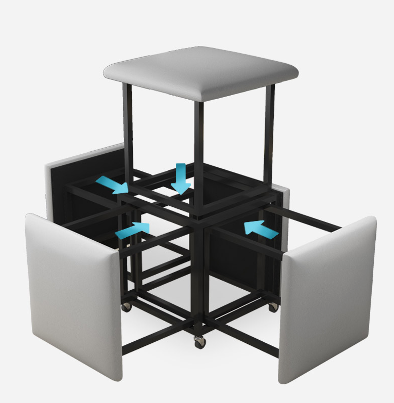 Multi-function net red can receive low stool combination rubik cube stool living room home creative lovely sofa stool
