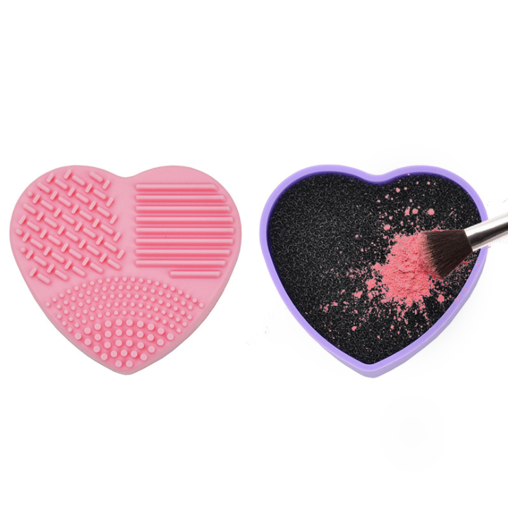 2021Silicone Brush Cleaner Mat Washing Tools for Cosmetic Make up Eyebrow Brushes Cleaning Pad Scrubber Board Makeup Clean pad