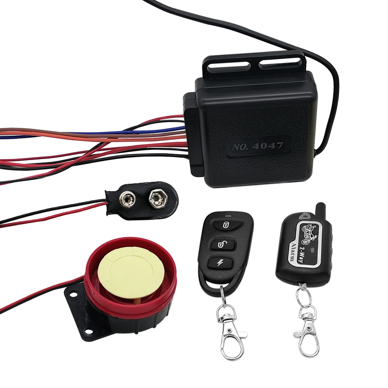 High quality 36V 48V 64V 84V 96V electric motorcycle e-bike 2 way two way alarm system remote vibration device