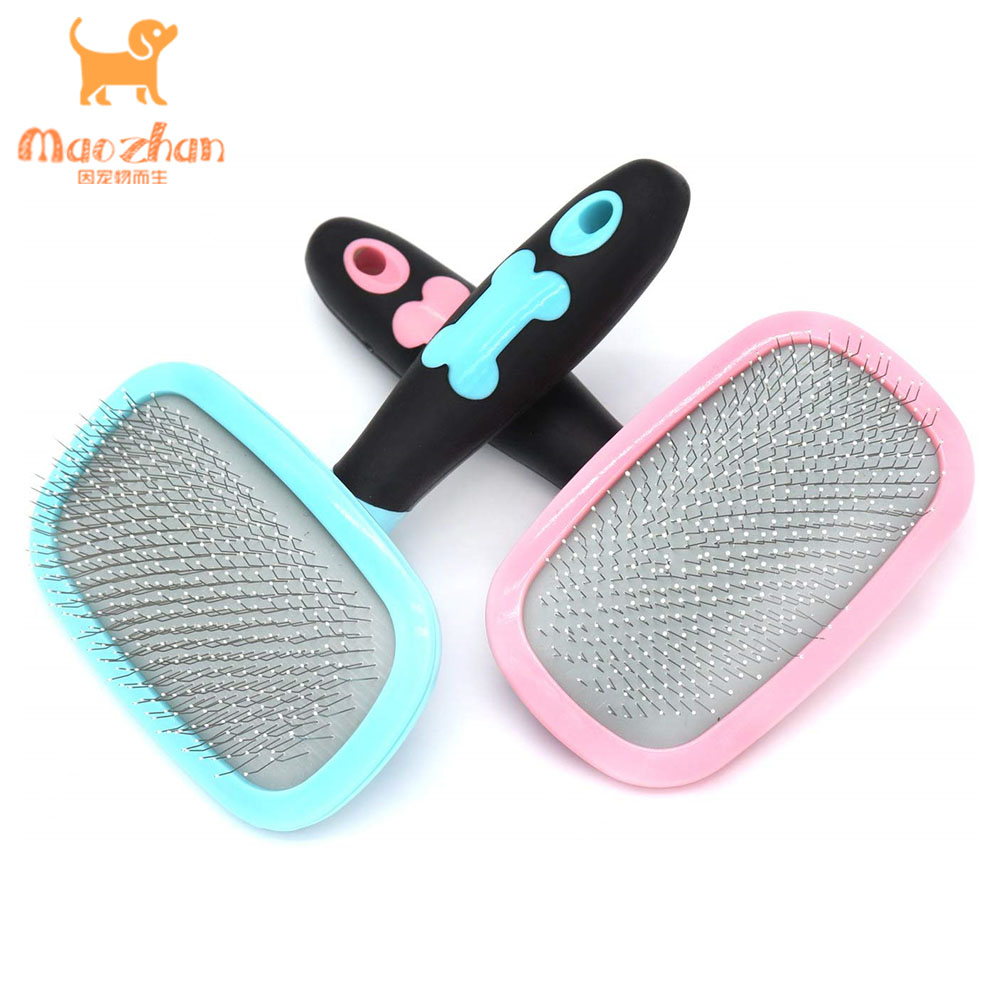 Maozhan 2 размера собака и кошка Slicker щетка для домашних животных уход-Pet волосы линять уход за лошадьми инструменты гребень