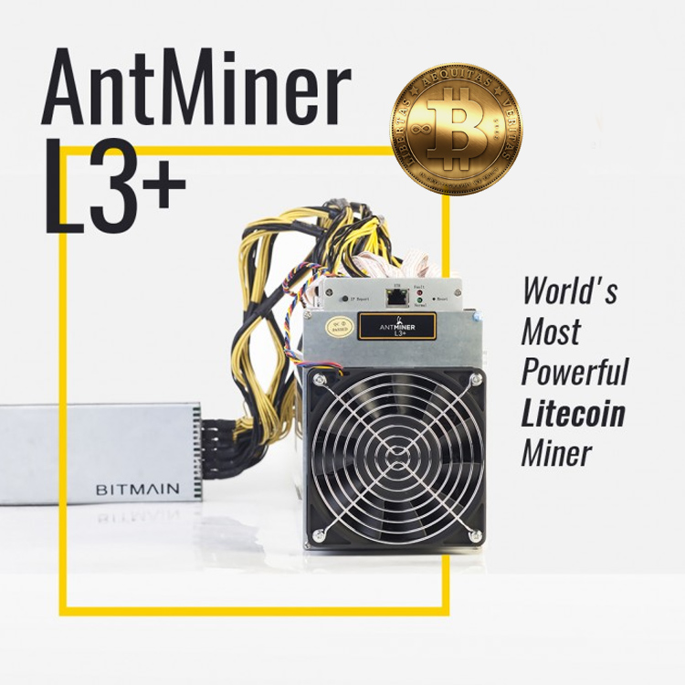 2021 Antminer L3 + Litecoin LTC 504 Mh б/у Майнер Asic Bitmain Antminer litecoin miner L3 +