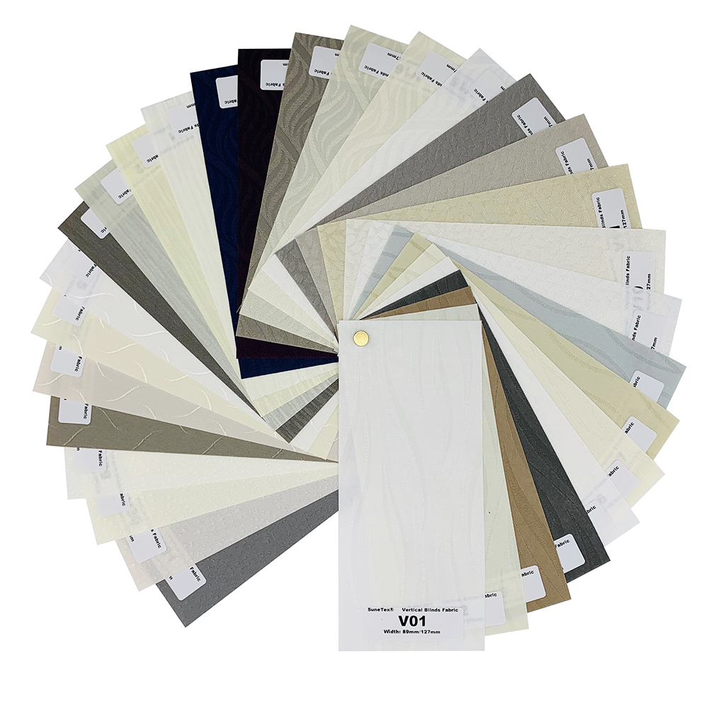 China Factory Polyester Custom Vertical Blind Fabric Rolls